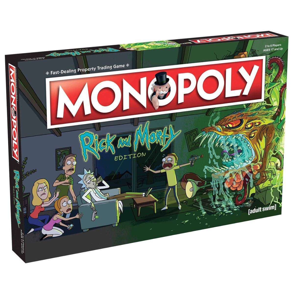 Winning Moves Monopoly Rick and Morty Edition Board Game