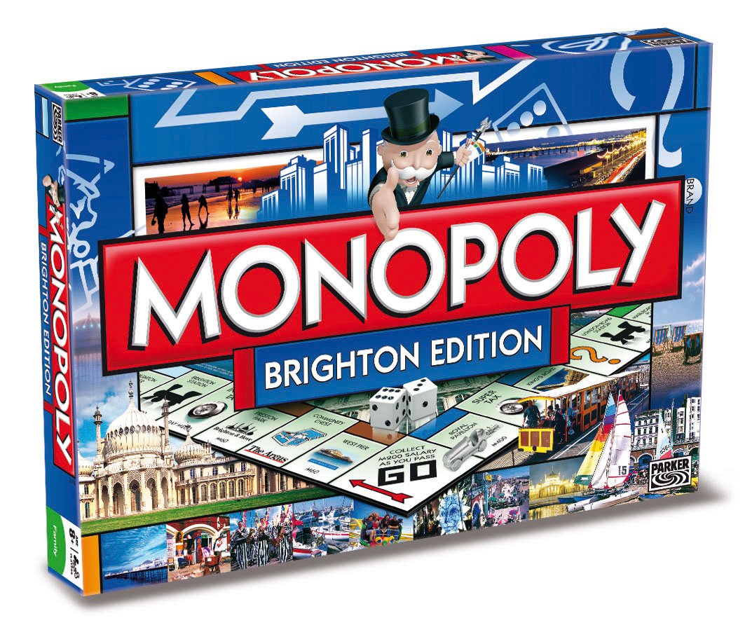 Winning Moves Monopoly Brighton & Hove Edition Board Game