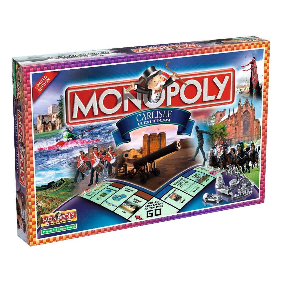 Winning Moves Monopoly Carlisle Edition Board Game