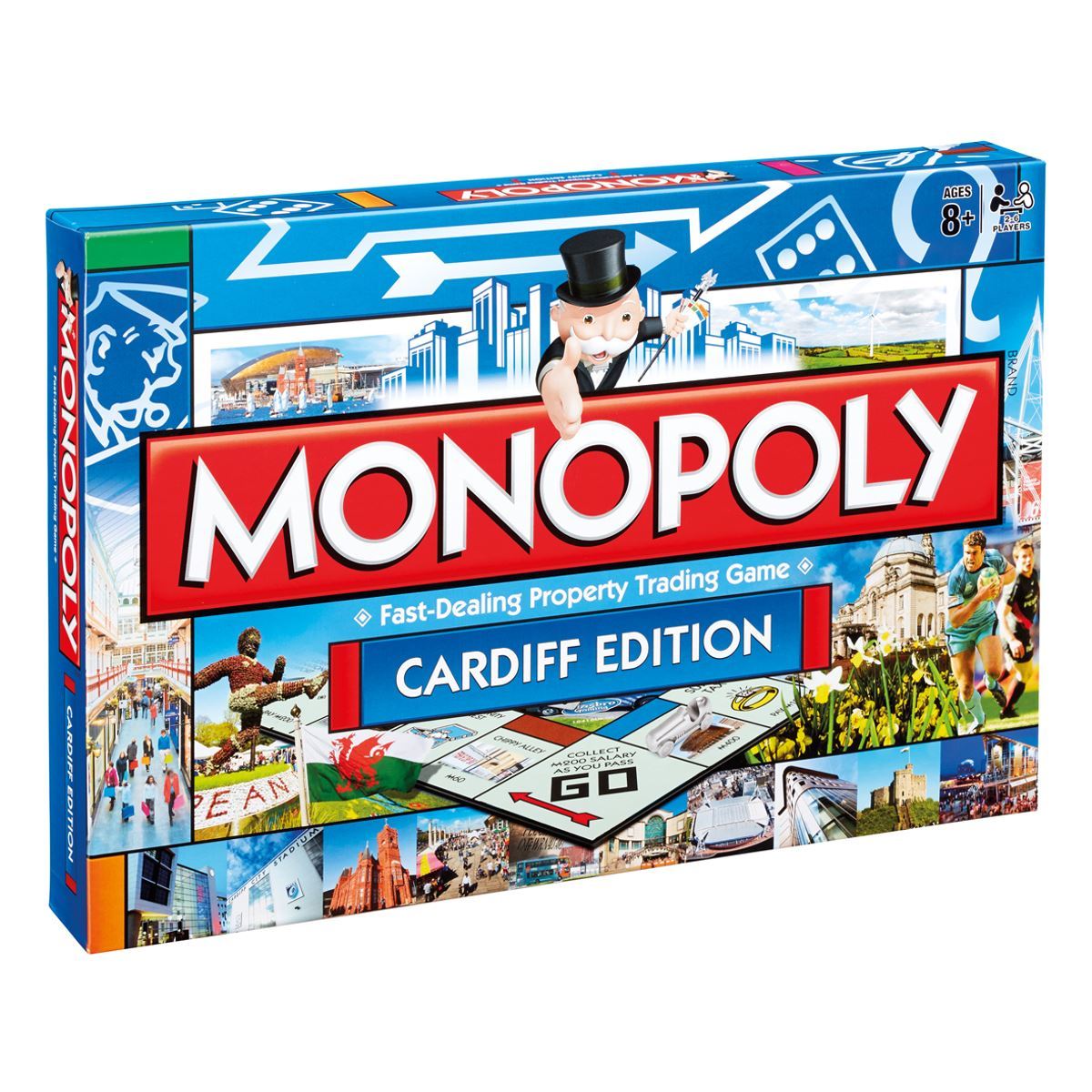 Winning Moves Monopoly Cardiff Edition Board Game