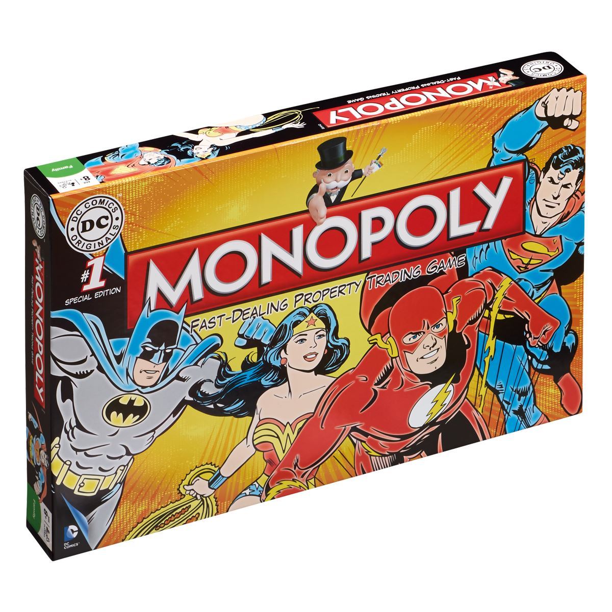 Winning Moves Monopoly DC Comics Retro Edition Board Game