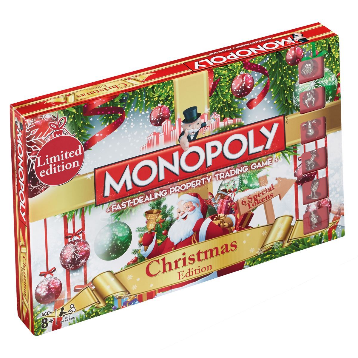 Winning Moves Monopoly Christmas Edition Board Game