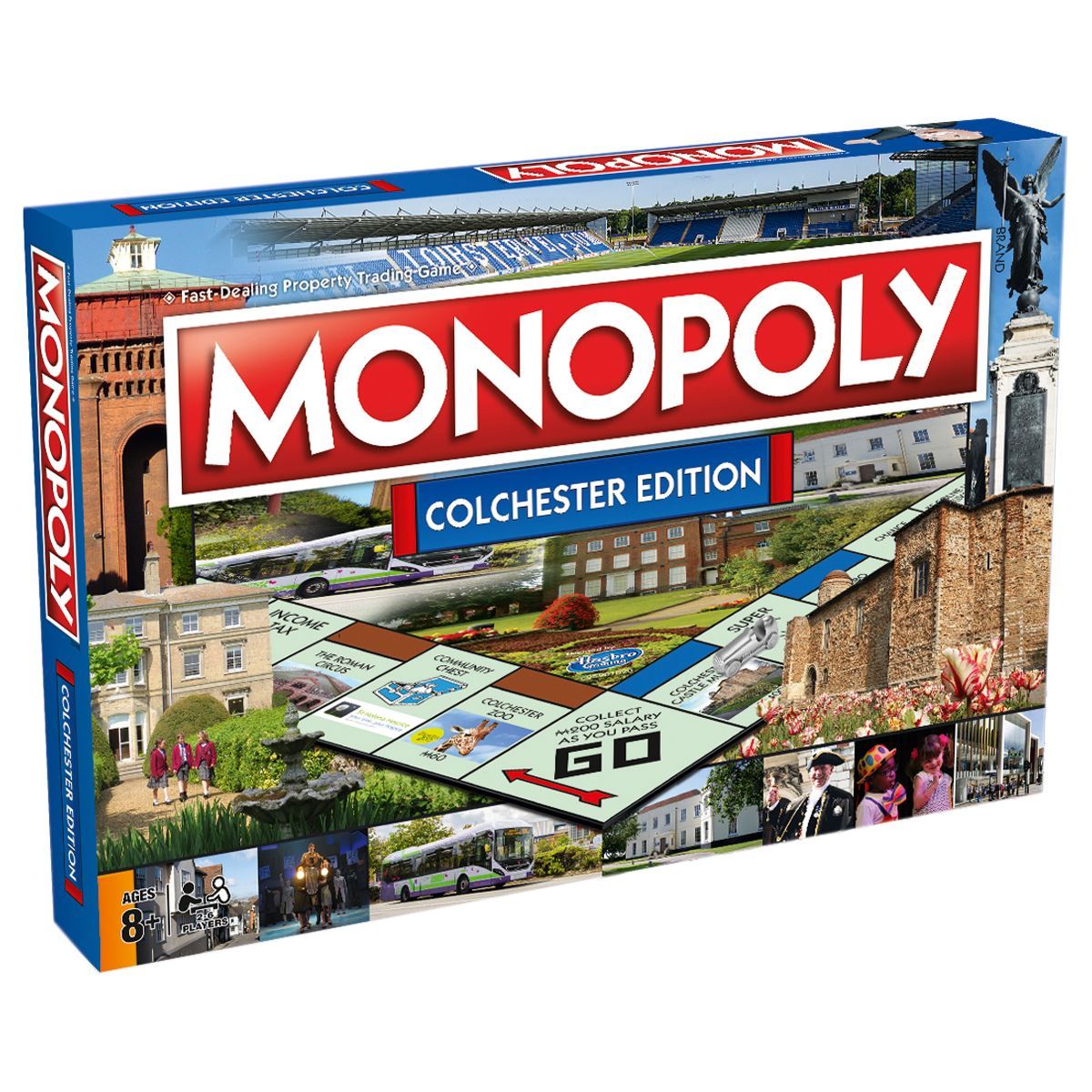 Winning Moves Monopoly Colchester Edition Board Game