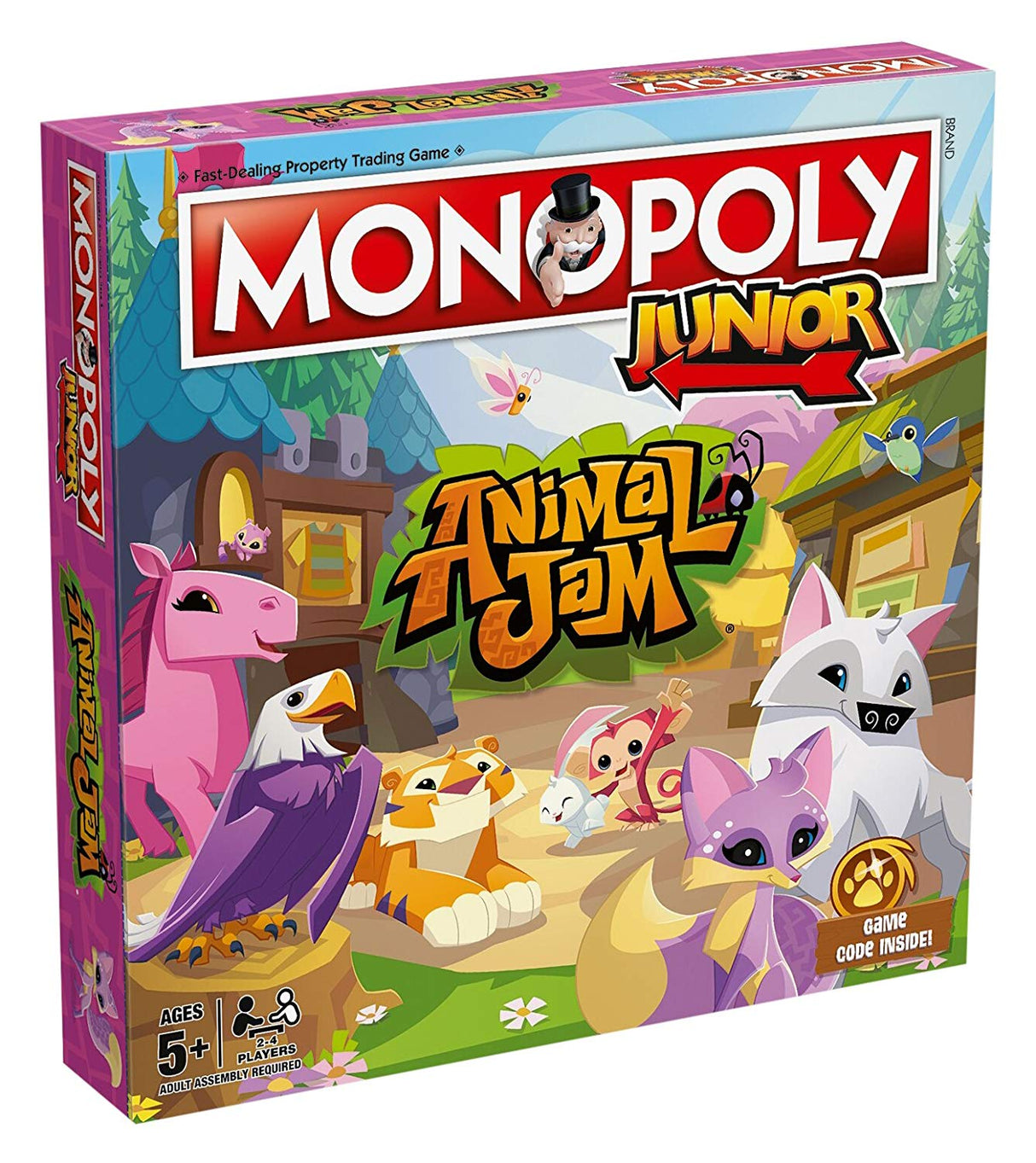 Winning Moves Monopoly Junior Animal Jam Board Game