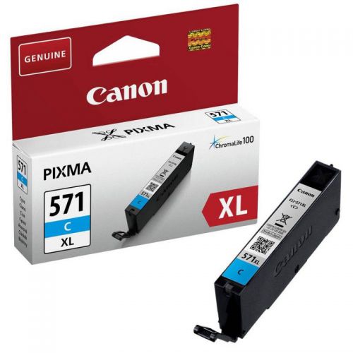 Canon CLI-571XLC High Capacity Cyan Ink Cartridge 11ml