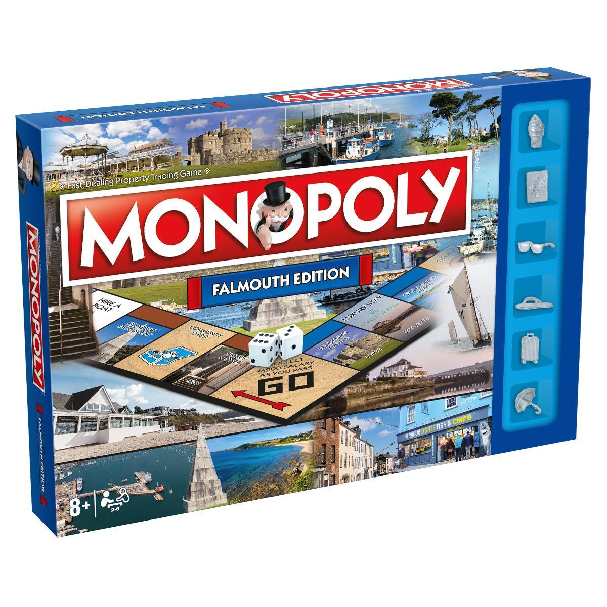 Winning Moves Monopoly Falmouth Edition Board Game