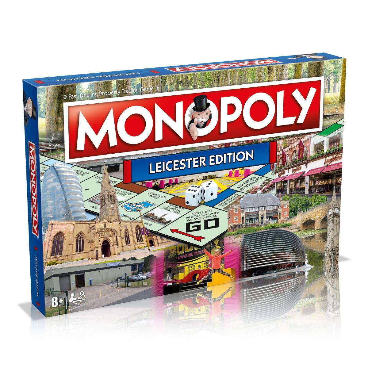 Winning Moves Monopoly Leicester Board Game