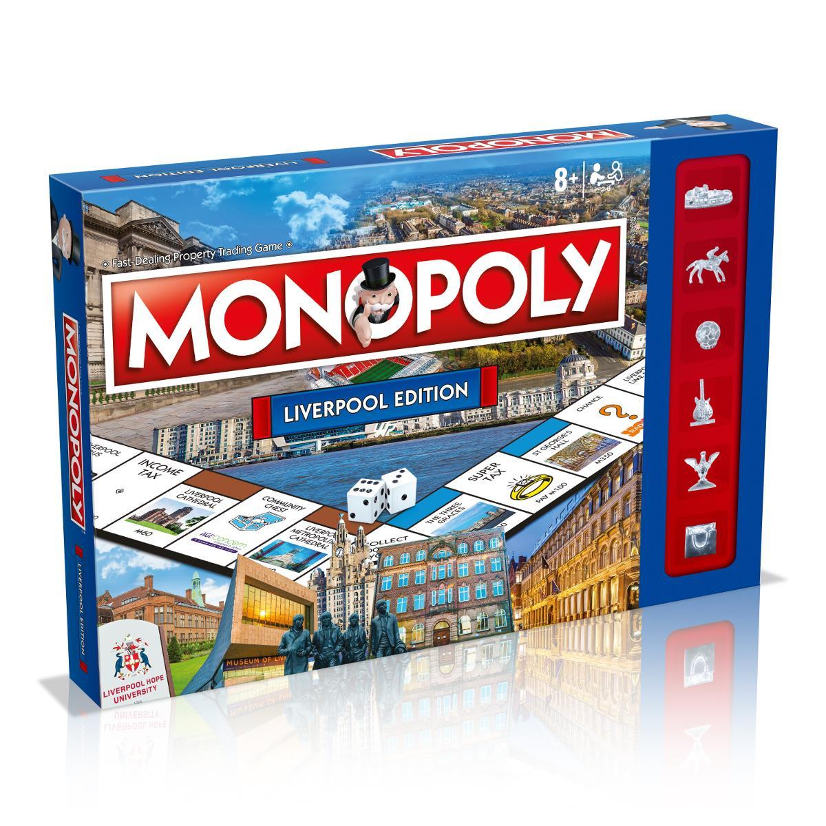 Winning Moves Monopoly Liverpool Board Game