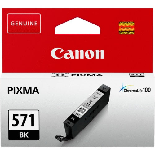 Canon CLI-571BK Standard Capacity Black Ink Cartridge 7ml