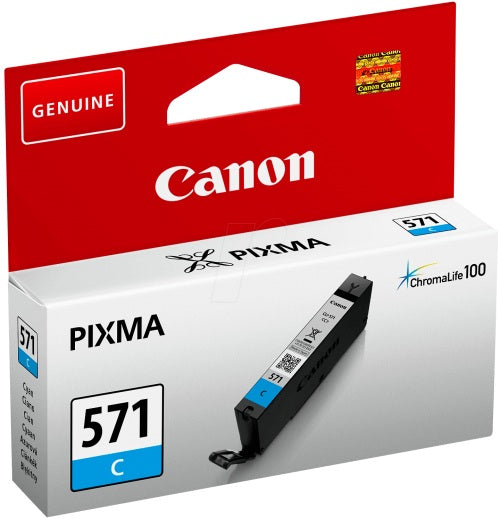 Canon CLI-571C Standard Capacity Cyan Ink Cartridge 7ml