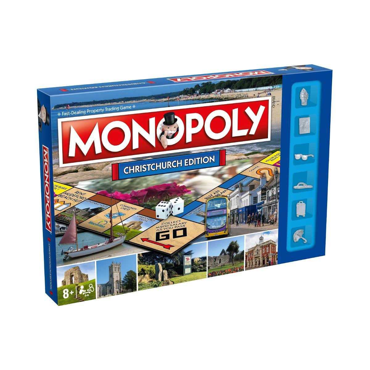 Winning Moves Monopoly Christchurch Board Game