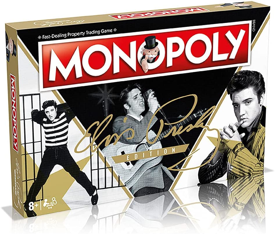 Winning Moves Monopoly Elvis Presley Board Game