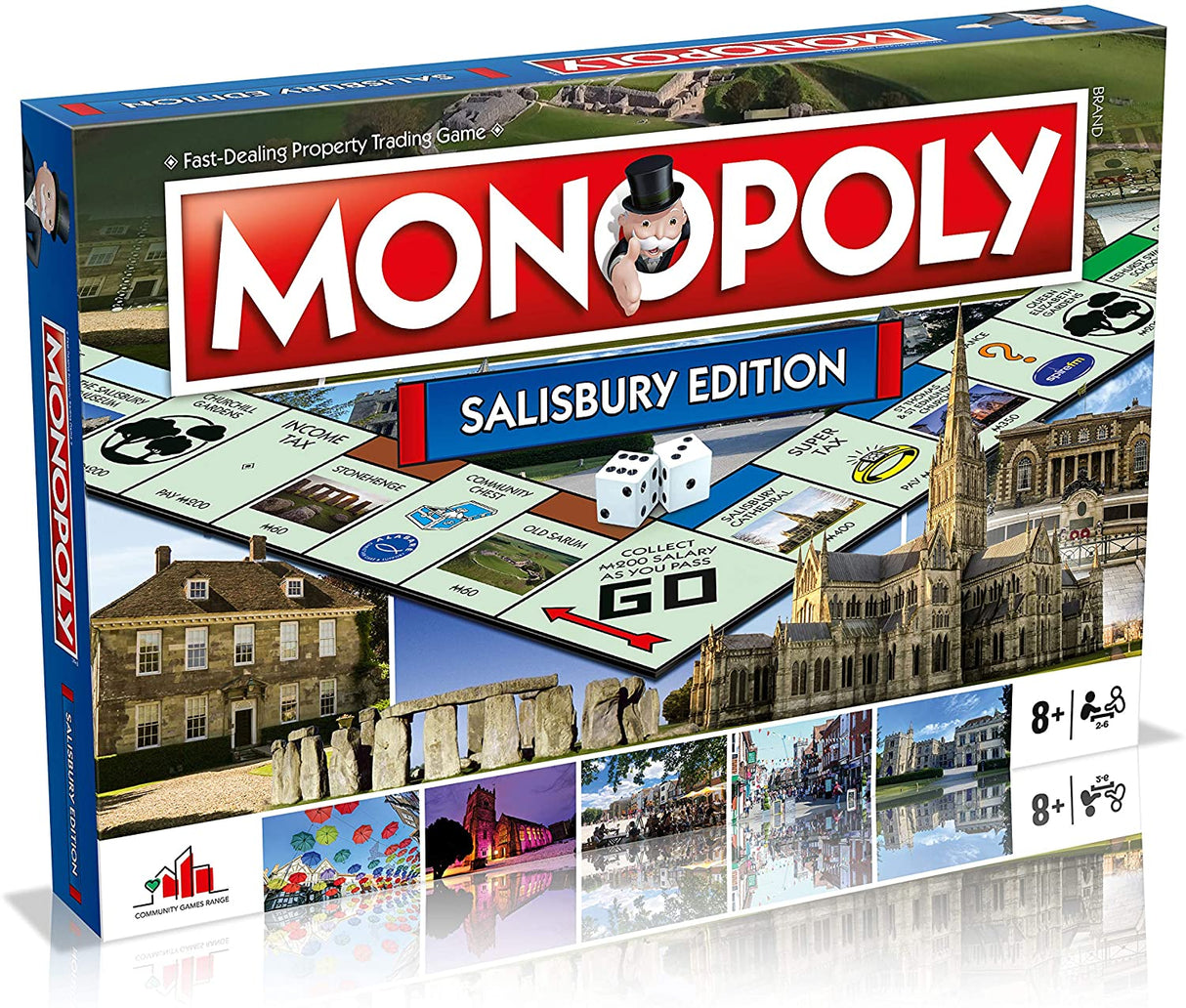 Winning Moves Monopoly Salisbury Board Game