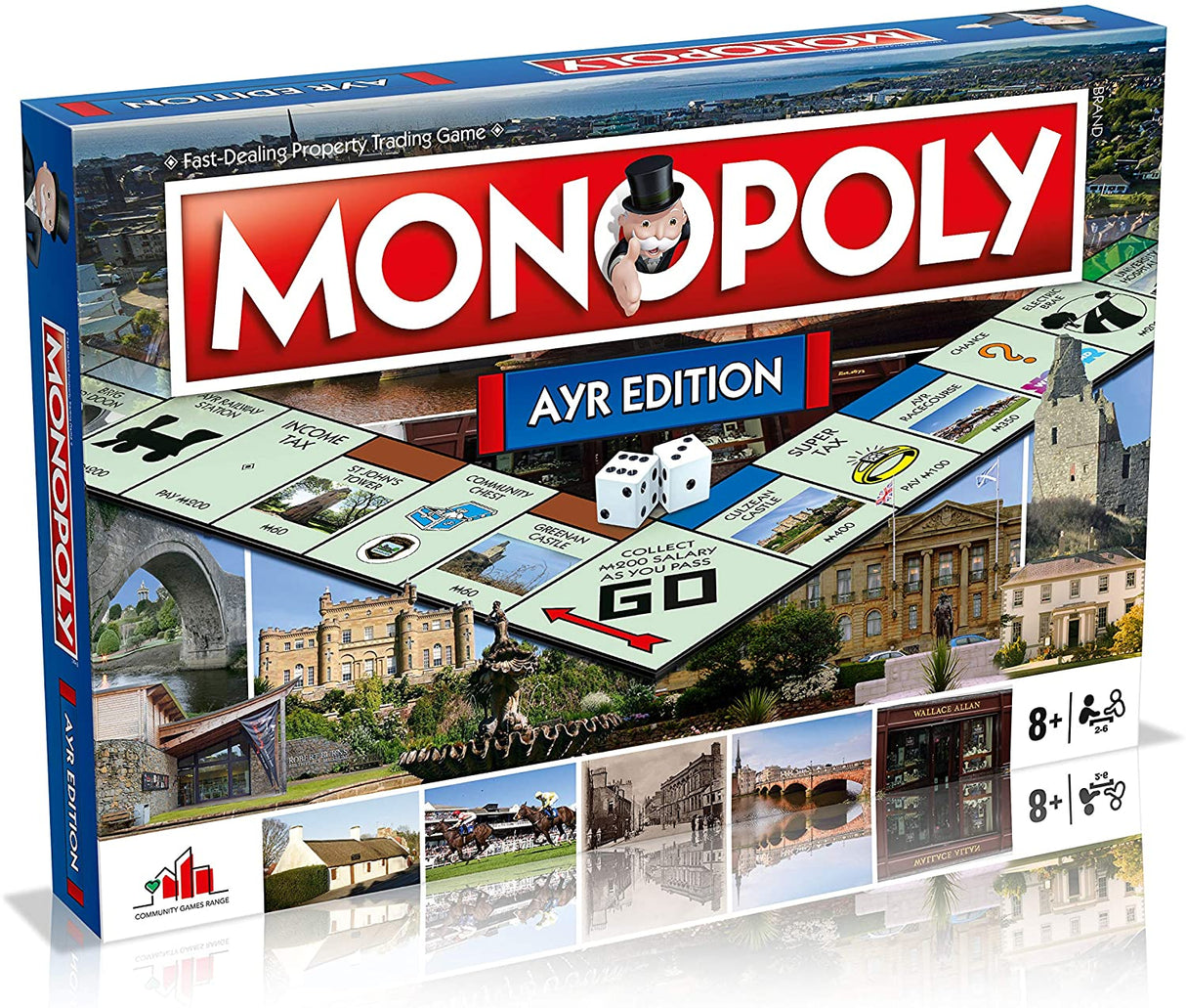 Winning Moves Monopoly Ayr Board Game