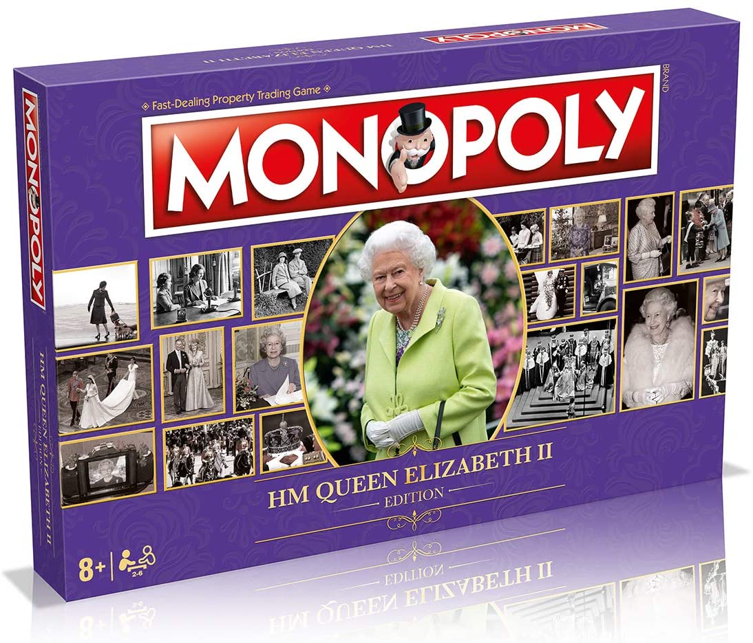 Winning Moves Monopoly HM Queen Elizabeth II Board Game