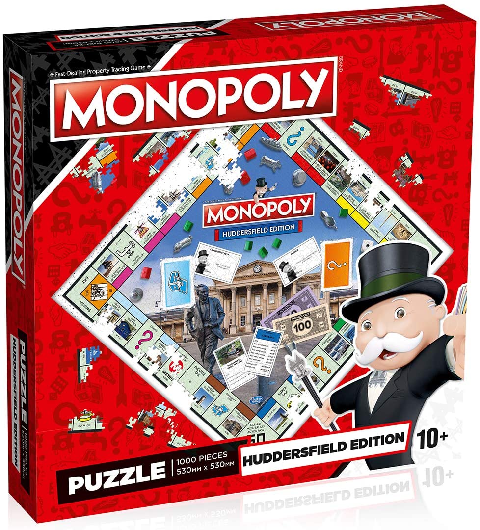 Winning Moves Huddersfield Monopoly 1000pc Jigsaw Puzzle