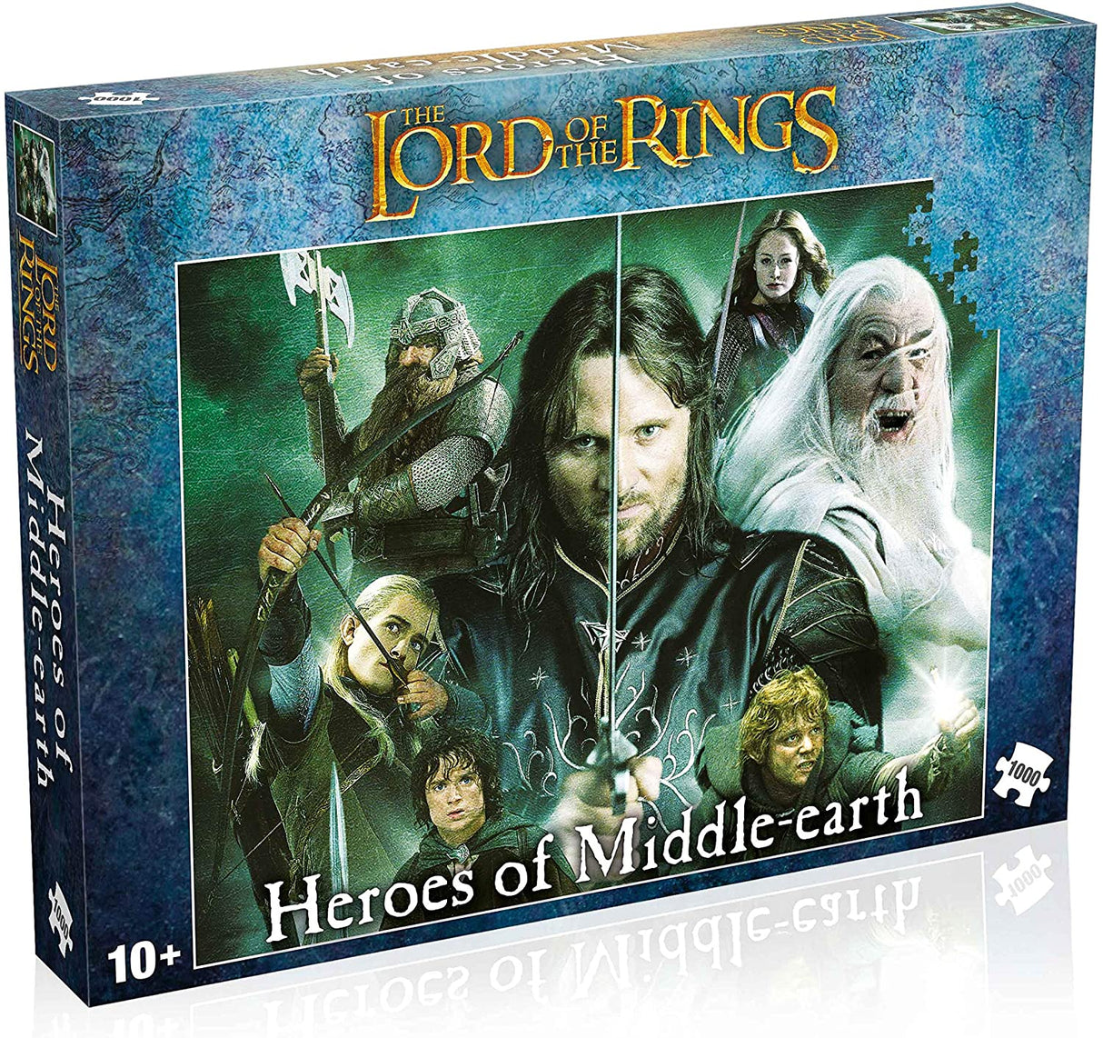 Winning Moves Lord of the Rings Heroes of Middle Earth 1000pc Jigsaw Puzzle