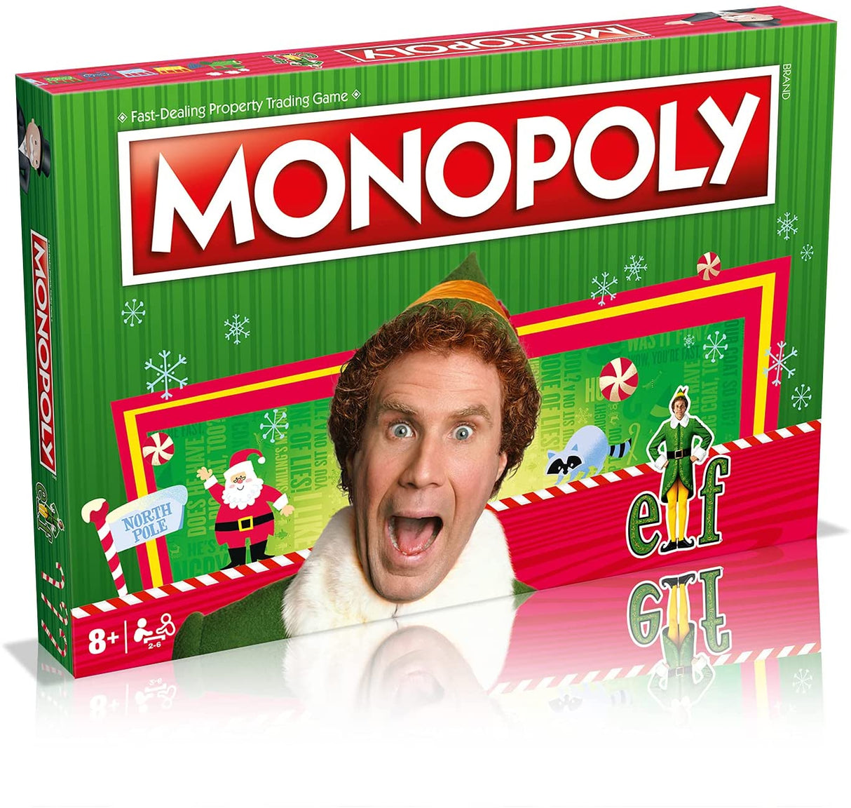 Winning Moves Monopoly Elf Board Game