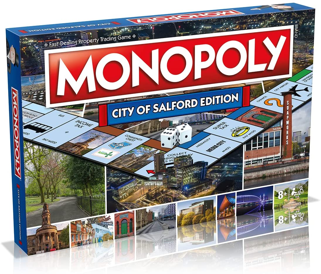 Winning Moves Monopoly City of Salford Board Game