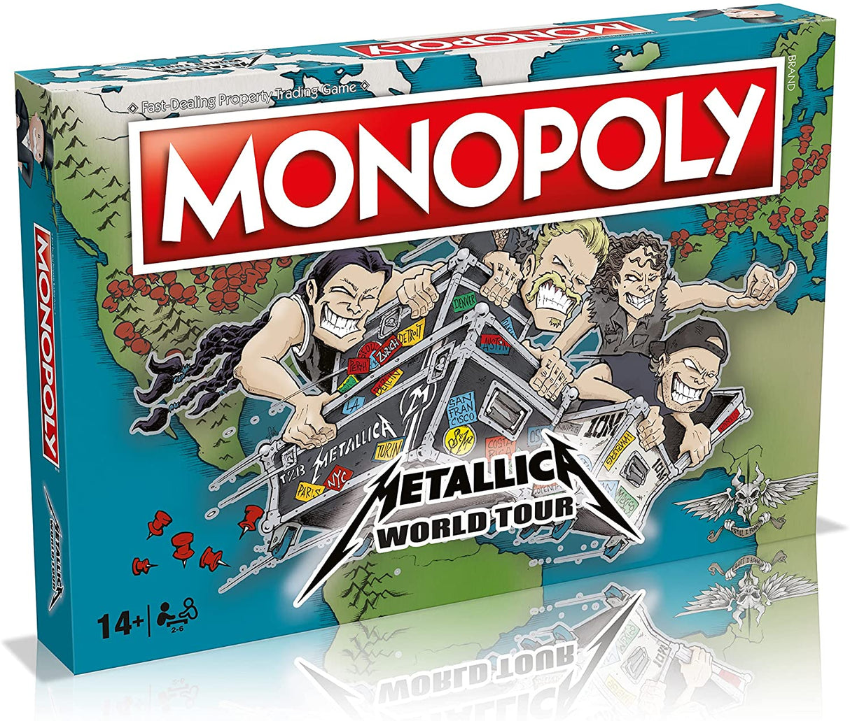 Winning Moves Monopoly Metallica Edition