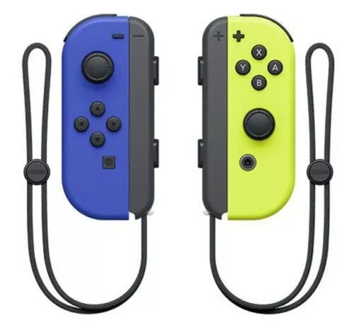 Nintendo Joy-Con Neon Yellow/Blue Gaming Controllers for Switch