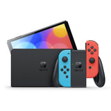 Nintendo Switch 64GB 7" OLED Games Console Neon Blue/Red