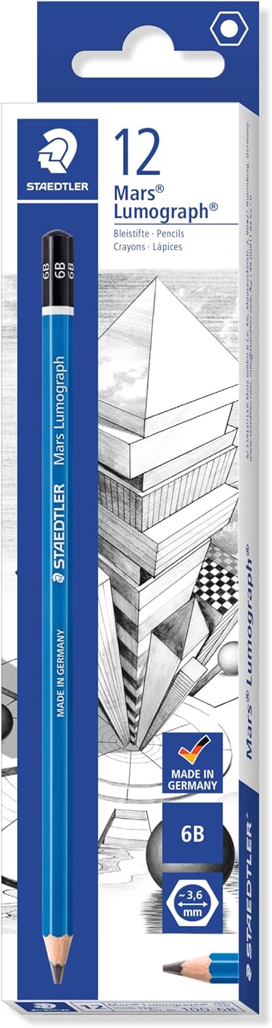 Staedtler Mars Lumograph Pencil 6B (12pk)
