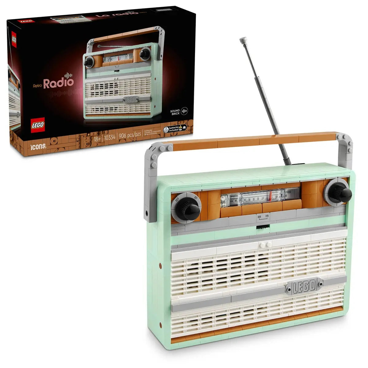 LEGO Icons Retro Portable Radio