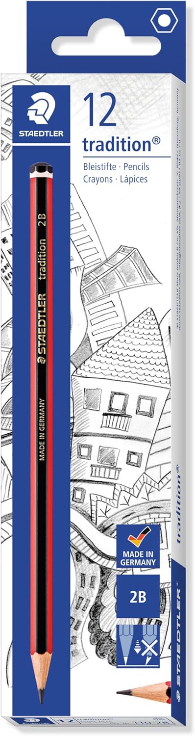 Staedtler Tradition 110 Graphite Pencil 2B (12pk)