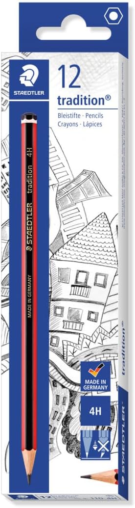 Staedtler Tradition 110 Graphite Pencil 4H (12pk)