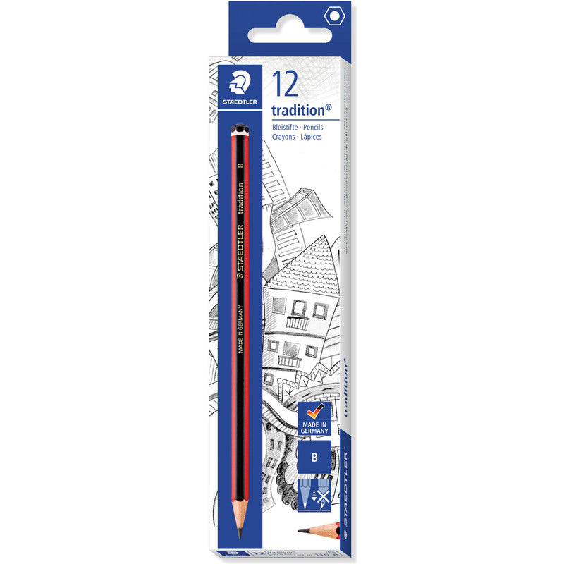 Staedtler Tradition 110 Graphite Pencil B (12pk)