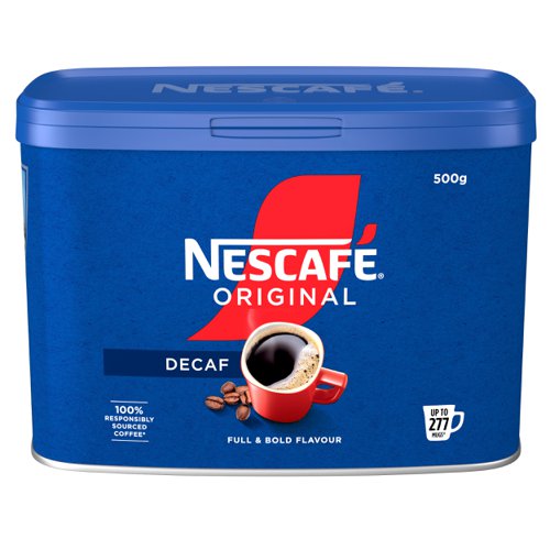 Nescafe Original Decaf Instant Coffee 500g Tin