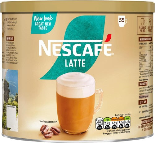 Nescafe Latte Instant Coffee 1kg Tin