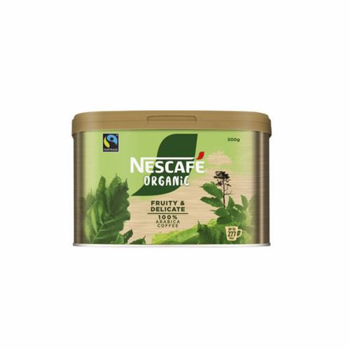 Nescafe Organic Coffee Fairtrade Certified 500g Tin