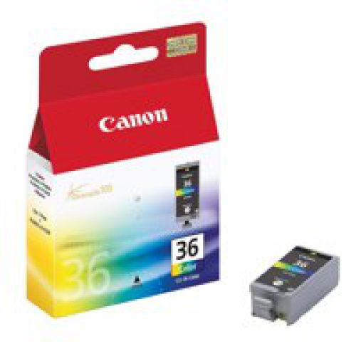 Canon CLI-36 Standard Capacity Colour Ink Cartridge 12ml