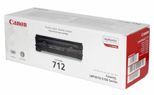 Canon 712BK Standard Capacity Black Toner Cartridge