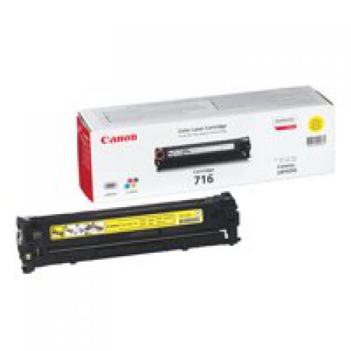 Canon 716Y Standard Capacity Yellow Toner Cartridge