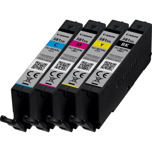 Canon CLI-581XXL Extra High Capacity Black/Cyan/Magenta/Yellow Ink Cartridge 12ml Multipack