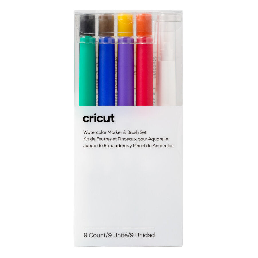 Cricut Watercolor Marker & Brush Set (9pk)