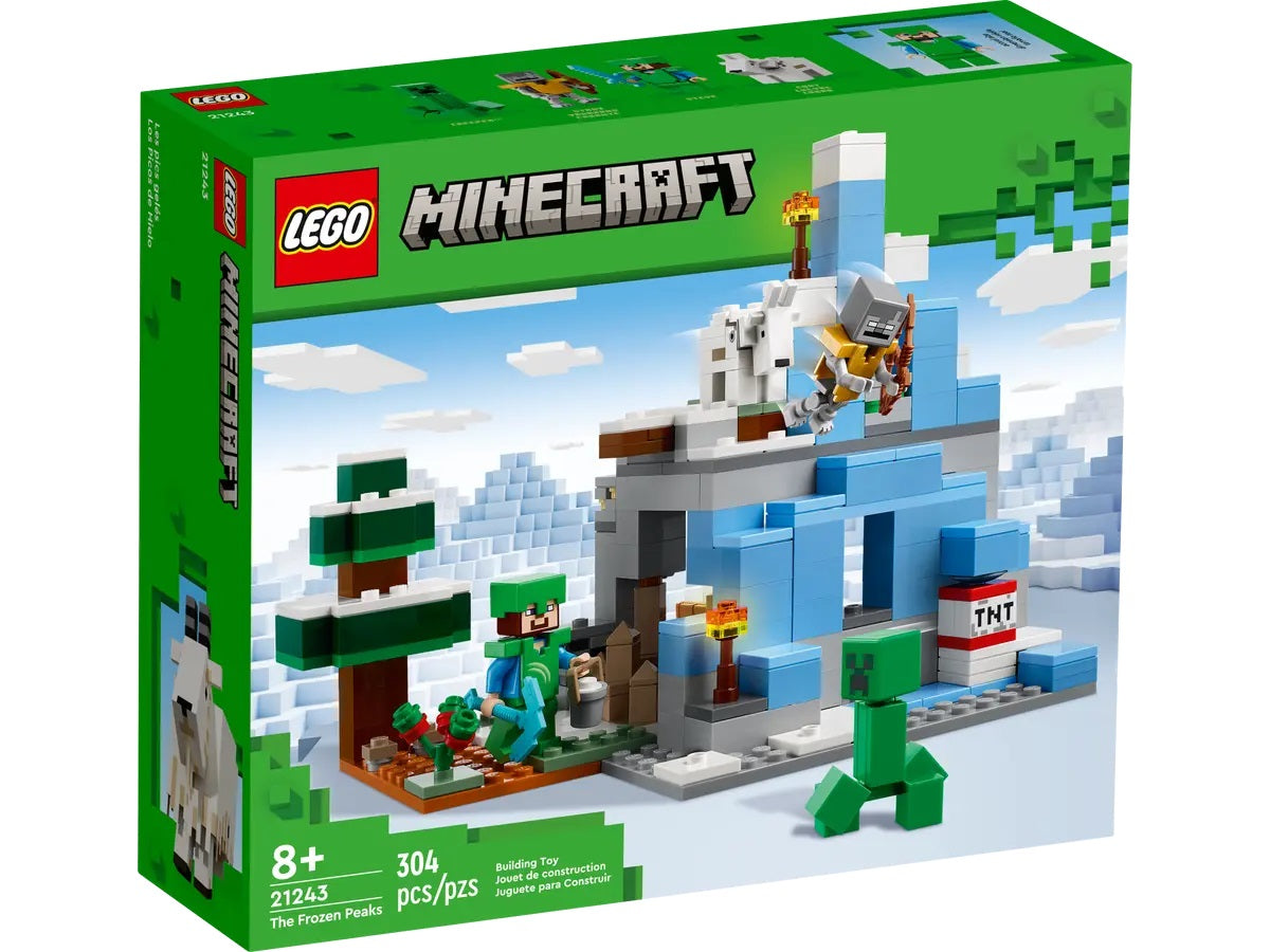 LEGO Minecraft The Frozen Peaks  Cave Mountain