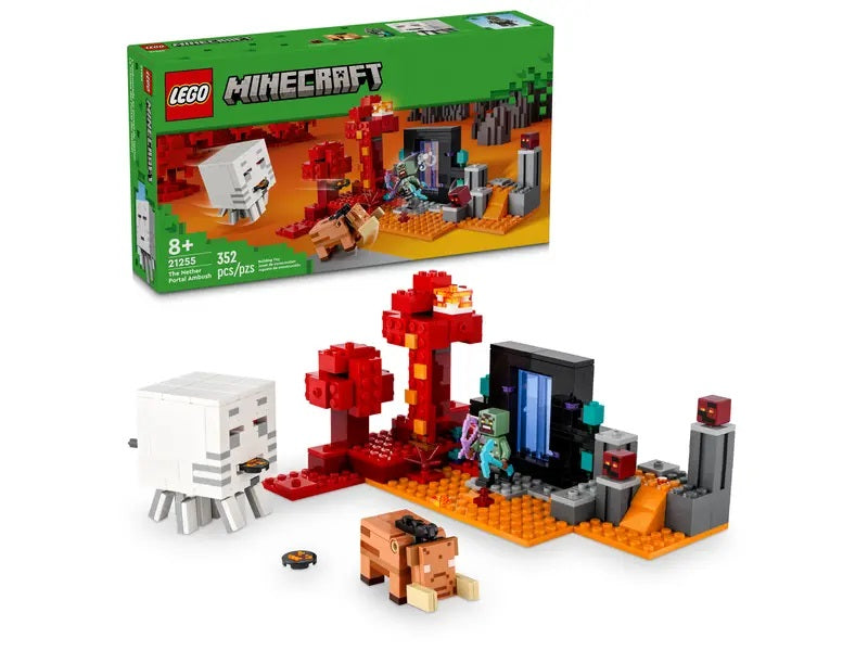 LEGO Minecraft The Nether Portal Ambush Adventure Set