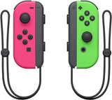 Nintendo Joy-Con Neon Green/Pink Gaming Controllers for Switch