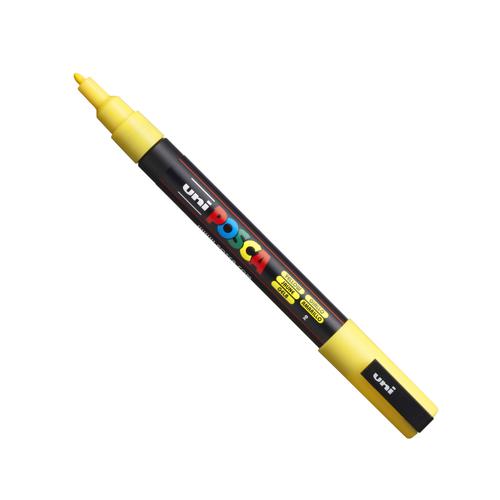 Posca PC-3M Paint Marker Pen 0.9-1.3 mm Fine Line Yellow (Single)