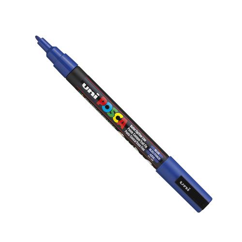 Posca PC-3M Paint Marker Pen 0.9-1.3 mm Fine Line Blue (Single)