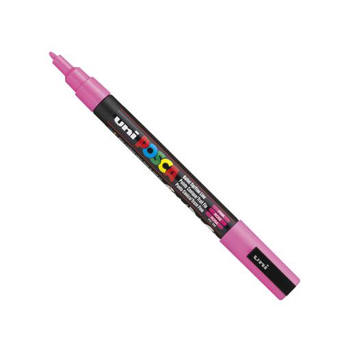 Posca PC-3M Paint Marker Pen 0.9-1.3 mm Fine Line Pink (Single)