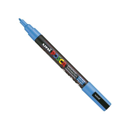 Posca PC-3M Paint Marker Pen 0.9-1.3 mm Fine Line Sky Blue (Single)