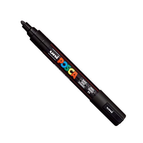 Posca PC-5M Paint Marker Pen 1.8-2.5mm Medium Line Black (Single)