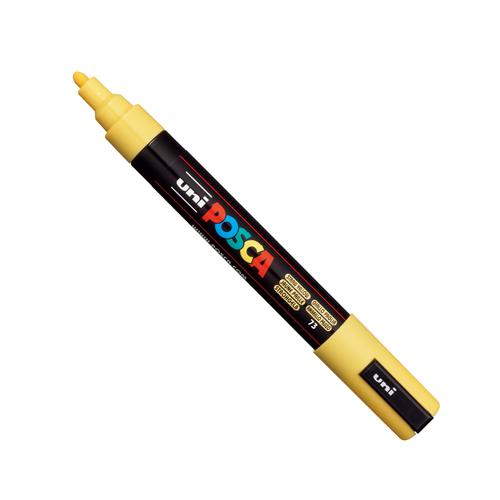 Posca PC-5M Paint Marker Pen 1.8-2.5mm Medium Line Straw Yellow (Single)