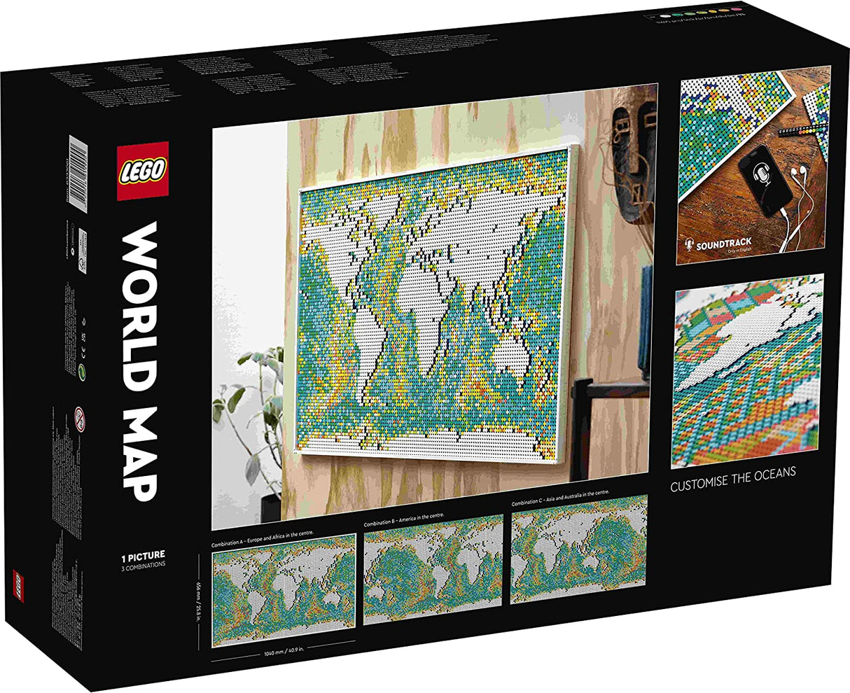 LEGO Art World Map