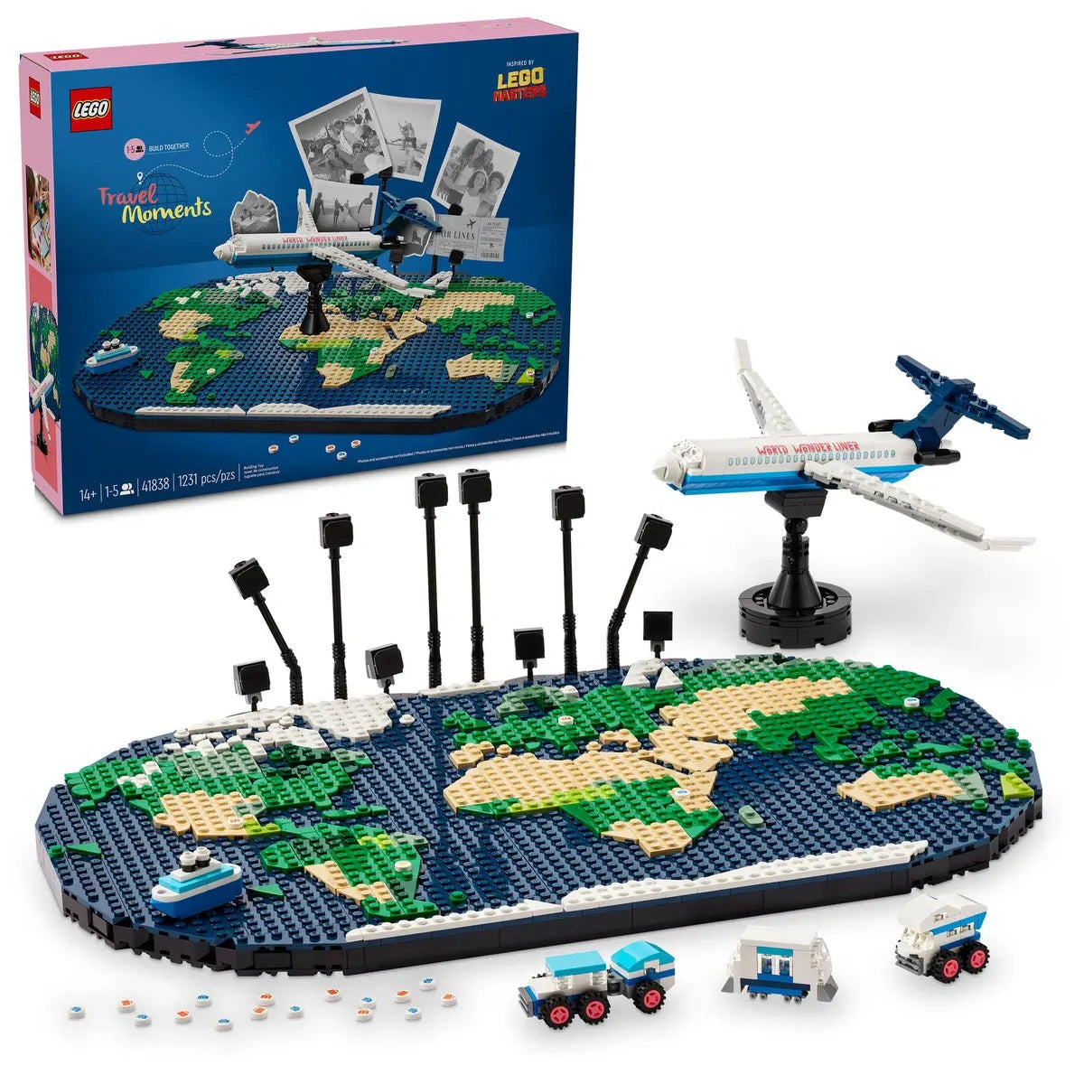 LEGO Family Travel Moments - World Map